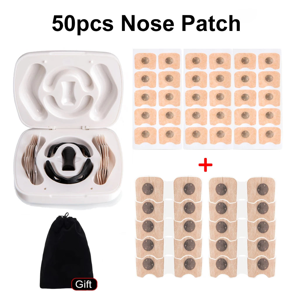 Magnetic Nasal Dilators Kits Sport Nasal Dilators Boost Oxygen Intake Breathing Refill Nose Clip Nasal Strips Reduce Snoring