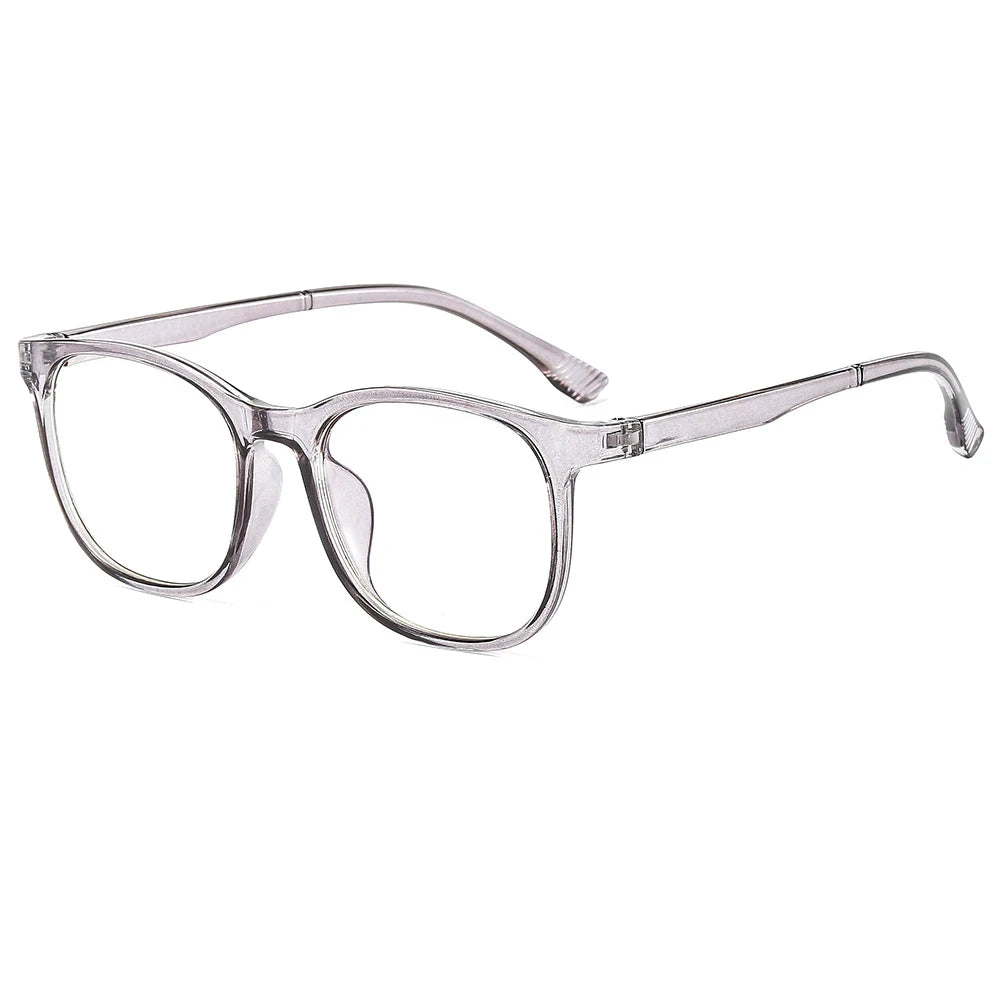 Transparent Computer Glasses Frame Women Men anti Blue Light Square Eyewear Blocking Glasses Optical Spectacle Eyeglass Round