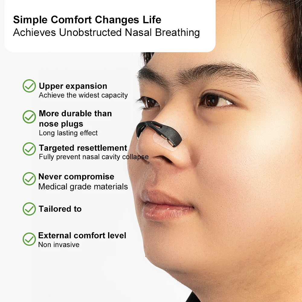 Magnetic Nasal Dilators Kits Sport Nasal Dilators Boost Oxygen Intake Breathing Refill Nose Clip Nasal Strips Reduce Snoring