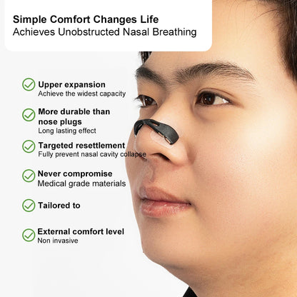 Magnetic Nasal Dilators Kits Sport Nasal Dilators Boost Oxygen Intake Breathing Refill Nose Clip Nasal Strips Reduce Snoring