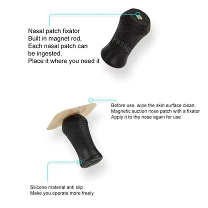 Magnetic Nasal Dilators Kits Sport Nasal Dilators Boost Oxygen Intake Breathing Refill Nose Clip Nasal Strips Reduce Snoring