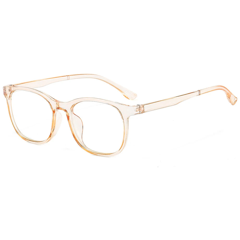 Transparent Computer Glasses Frame Women Men anti Blue Light Square Eyewear Blocking Glasses Optical Spectacle Eyeglass Round